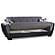 Armada Air Gray/Black 105 Sofa Bed by Casamode
