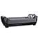 Armada Air Gray/Black 105 Sofa Bed by Casamode