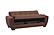 Armada Air Sofa Bed 108 Microfiber Brown by Casamode
