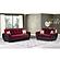 Armada Air Burgundy/Black 110 Sofa Bed by Casamode