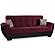 Armada Air Burgundy/Black 110 Sofa Bed by Casamode