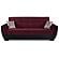 Armada Air Burgundy/Black 110 Sofa Bed by Casamode