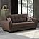 Armada Air Brown Chenille 112 Sofa Bed by Casamode