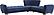 Armada Air Sectional (S+L+W) 104 Microfiber Blue by Casamode