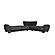 Armada Air Dark Gray 119 Corner Sectional Sofa Sleeper by Casamode
