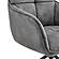 Noah Dining Room Accent Chair in Charcoal Fabric & Black Metal Legs by Armen Living