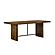 Superb Rustic Oak Dining Table by Armen Living