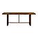 Superb Rustic Oak Dining Table by Armen Living