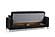 Efes Black Velvet Sofa Bed by Alpha Furniture