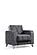 Efes Gray Velvet Chair by Alpha Furniture