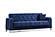 Efes Navy Blue Velvet Sofa Bed by Alpha Furniture