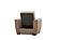 Everly Beige Fabric Chair by Alpha Furniture