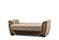 Everly Beige Fabric Loveseat by Alpha Furniture