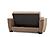 Everly Beige Fabric Loveseat by Alpha Furniture