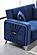 Levante Blue Velvet Loveseat by Alpha Furniture