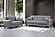 Lincoln Gray Fabric Loveseat by Alpha Furniture