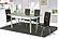 T/0040 Black Vinyl Dining Chair (Set of 4) by Alpha Furniture