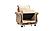 Americana Beige Fabric Chair by Casamode