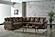Americana Gray Fabric Sectional Sofa by Casamode