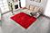 Cozy Collection Ultra Soft Fluffy Faux Fur Sheepskin Area Rug Red by Amazing Rugs