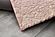 Lily Luxury Chinchilla Faux Fur Abstract Gilded Rectangular Area Rug Gold Gilded Dust Pink by Amazing Rugs