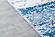 Zara Contemporary Washable Super Soft Area Rug with Abstract Design Gray/Turquoise by Amazing Rugs