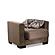 Armada Classic Brown 12 Armchair by Casamode