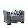 Armada Classic Gray 13 Armchair by Casamode