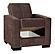 Armada Classic Brown 8 Armchair by Casamode