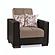 Armada Classic Sand/Brown 9 Armchair by Casamode