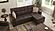 Armada Classic Brown PU 16 Sectional Sofa Sleeper by Casamode