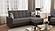 Armada Classic Gray/Black 5 Sectional Sofa Sleeper by Casamode