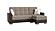 Armada Classic Sand/Brown 9 Sectional Sofa Sleeper by Casamode