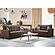 Armada Classic Brown 12 Convertible Loveseat by Casamode