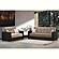 Armada Classic Sand/Brown 9 Convertible Loveseat by Casamode