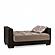 Armada Classic Sand/Brown 9 Convertible Loveseat by Casamode
