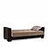 Armada Classic Sand/Brown 9 Sofa Bed by Casamode