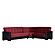 Armada Classic Burgundy/Black 10 Corner Sectional Sofa Sleeper by Casamode