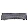 Armada Classic Gray 13 Corner Sectional Sofa Sleeper by Casamode