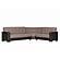 Armada Classic Brown 14 Corner Sectional Sofa Sleeper by Casamode