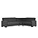 Armada Classic Dark Gray 19 Corner Sectional Sofa Sleeper by Casamode