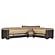 Armada Classic Sand/Brown 9 Corner Sectional Sofa Sleeper by Casamode