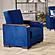 Armada X Blue 304 Armchair by Casamode