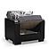 Armada X Gray/Black 305 Armchair by Casamode