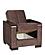 Armada X Brown 308 Armchair by Casamode