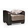 Armada X Sand/Dark Brown 309 Armchair by Casamode