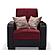 Armada X Burgundy/Black 310 Armchair by Casamode