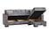 Armada X Lounge Sectional (L+C) 301 Microfiber Gray by Casamode
