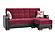 Armada X Burgundy/Black 310 Sectional Sofa Sleeper by Casamode