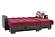 Armada X Burgundy/Black 310 Sectional Sofa Sleeper by Casamode
